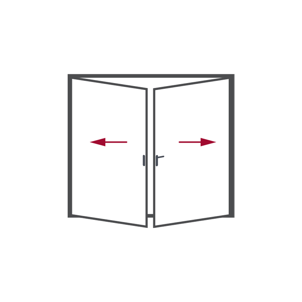 Korniche 2 Pane Bi-Fold Door