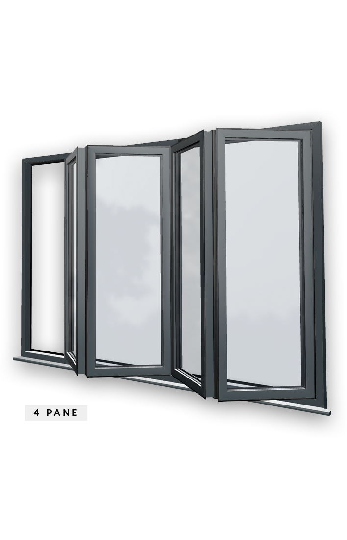 Korniche 4 Pane Bi-Fold Door