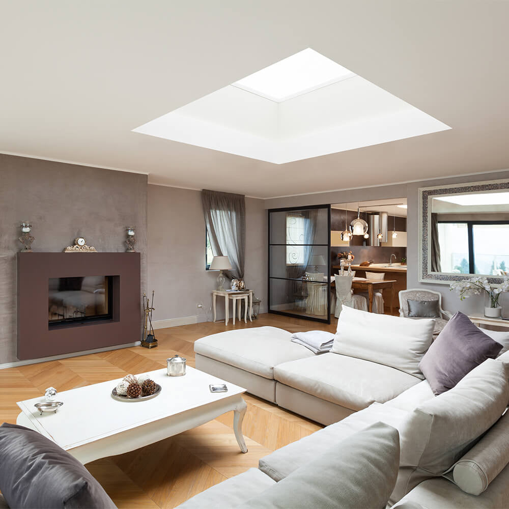 Infinity Flat Glass Framed Rooflight