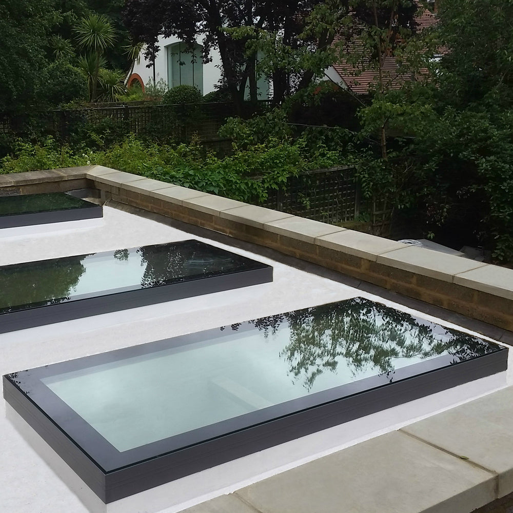 Infinity Flat Glass Framed Rooflight