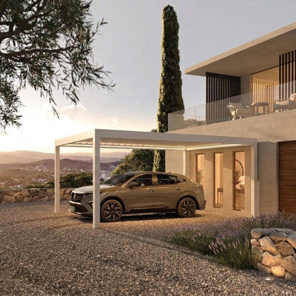 Purity Pinela Design Solid Roof Aluminium Carport