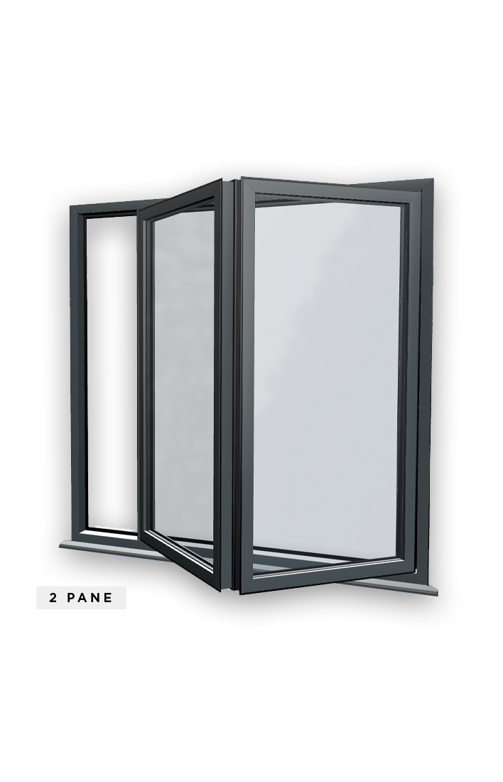 Korniche 2 Pane Bi-Fold Door