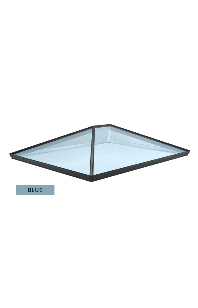 Korniche Aluminium Roof Lantern - Blue 1.2 U-Value Glazing