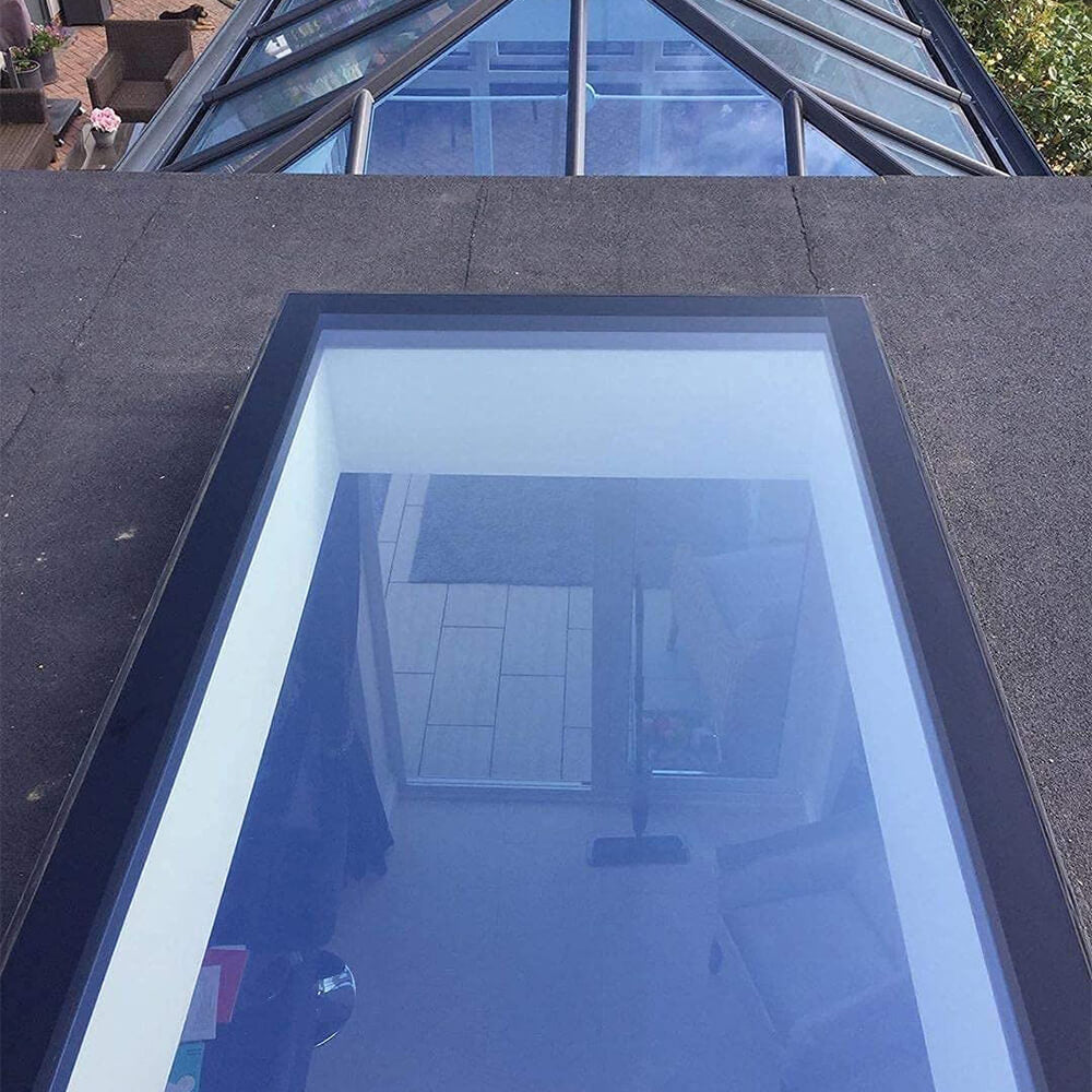 Infinity Flat Glass Framed Rooflight