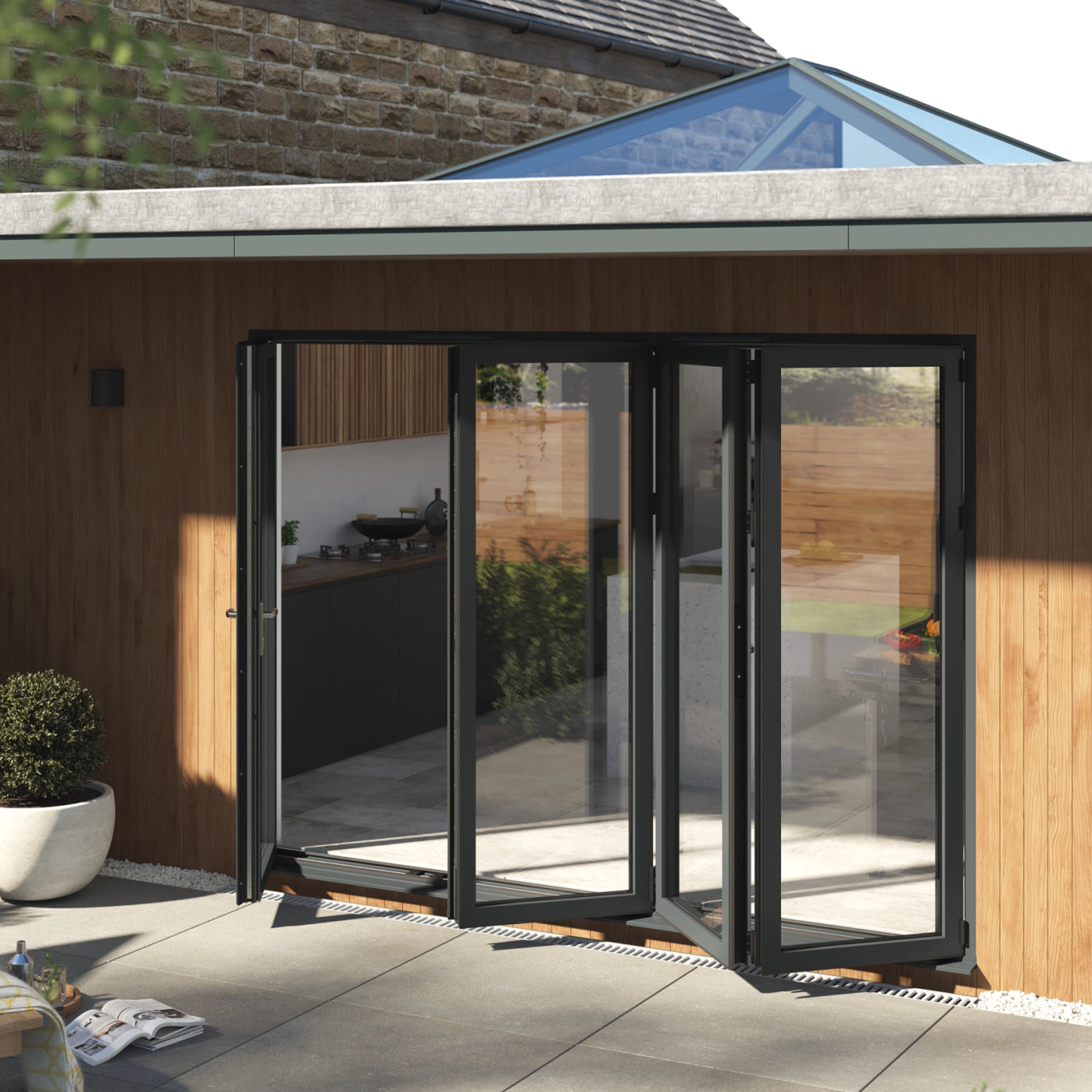 Korniche 6 Pane Bi-Fold Door